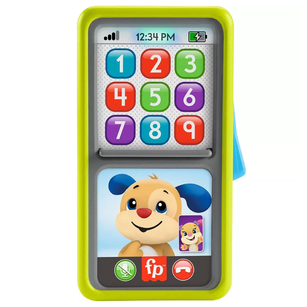 Fisher-Price Smartphone Deluxe de Aprendizaje Verde HNH10 - Edad 9+