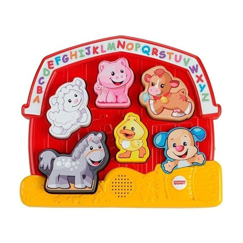 Fisher-Price Rompecabezas Sonidos de Animales de la Granja CGN03 - Edad 6 meses+