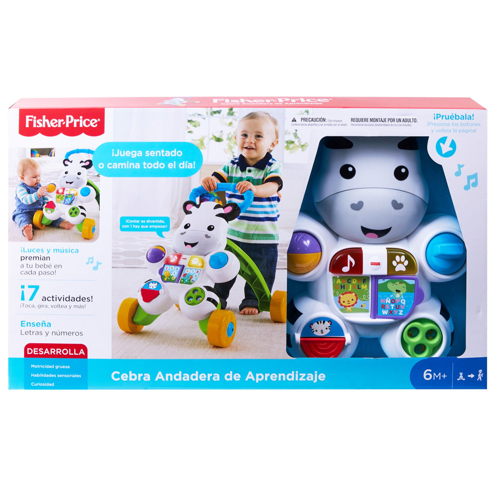 Fisher-Price Cebra Andadera de Aprendizaje DPM82 - Edad 6 meses+