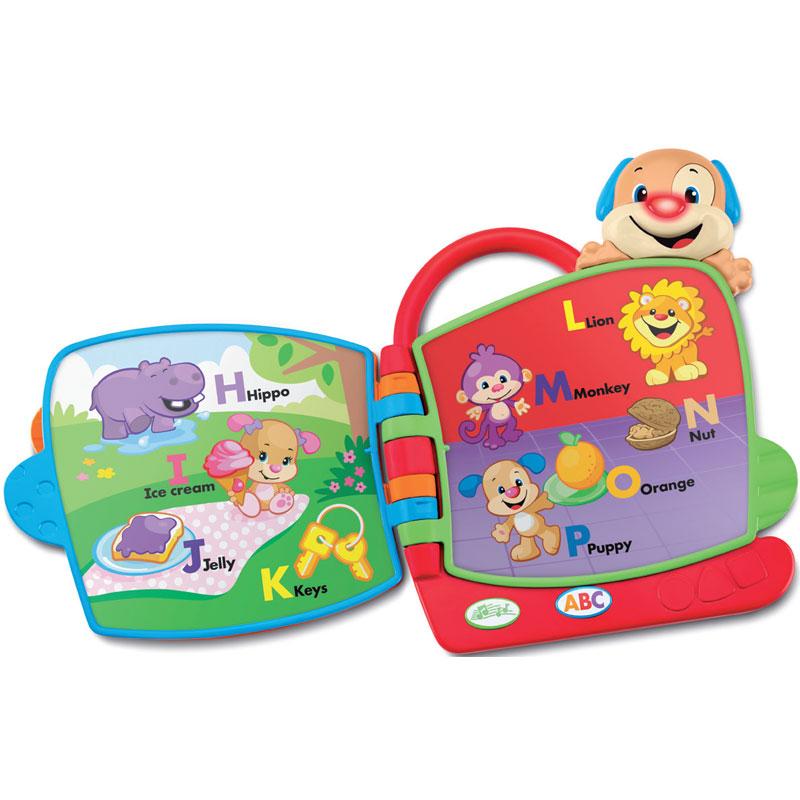 Fisher-Price Ríe y Aprende Libro ABC de Perrito DLH74 - Edad 6 meses+