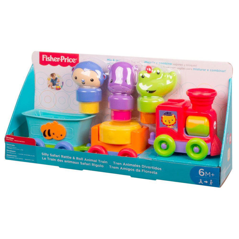 Fisher-Price Tren Animales Divertidos DMC44 - Edad 6 meses+