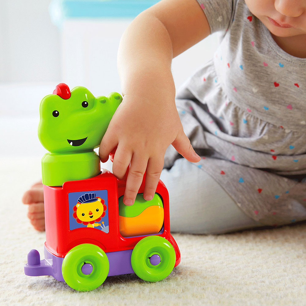 Fisher-Price Tren Animales Divertidos DMC44 - Edad 6 meses+