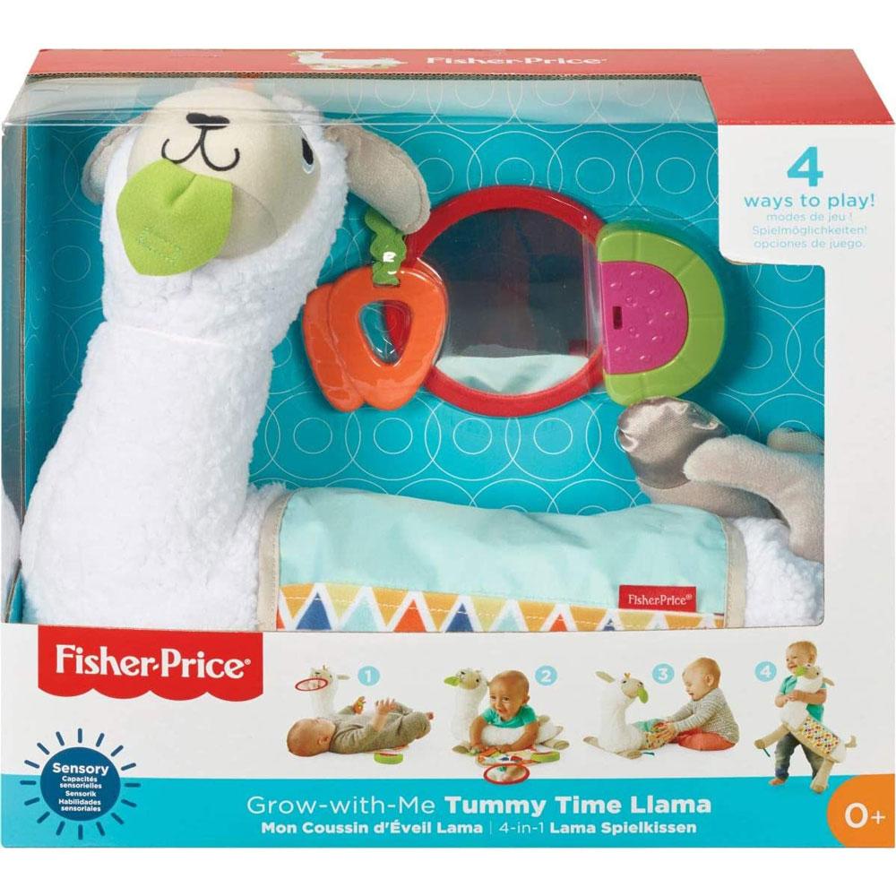 Fisher price grow with me tummy time llama on sale