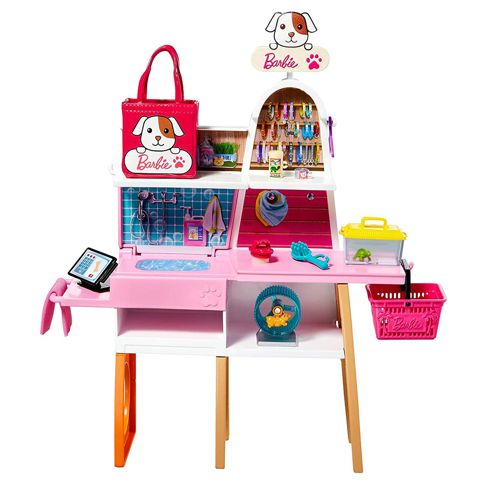 Barbie Tienda para Mascotas GRG90: Set de juego - Edad 3+