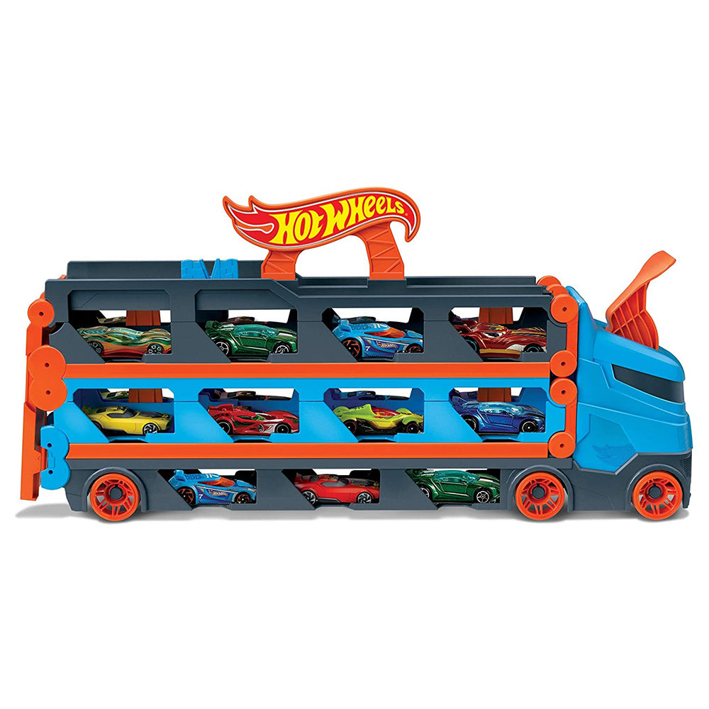 Hot Wheels Remolque Pista de Carreras GVG37 - Edad 4+