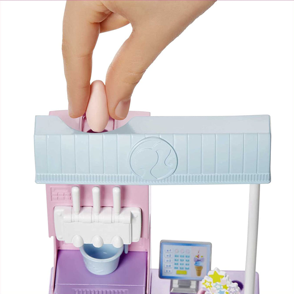 Barbie Set Heladería Con Muñeca Hcn46 - Edad 4+