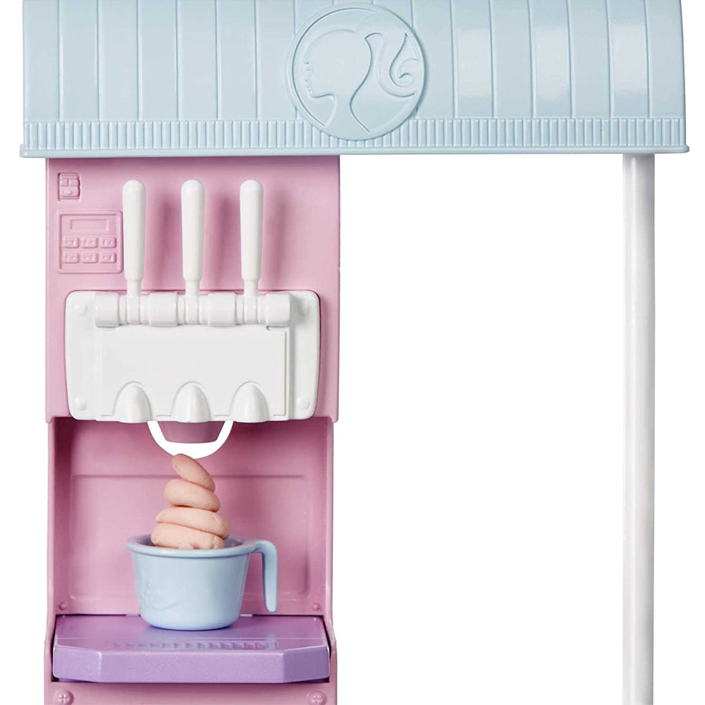 Barbie Set Heladería Con Muñeca Hcn46 - Edad 4+