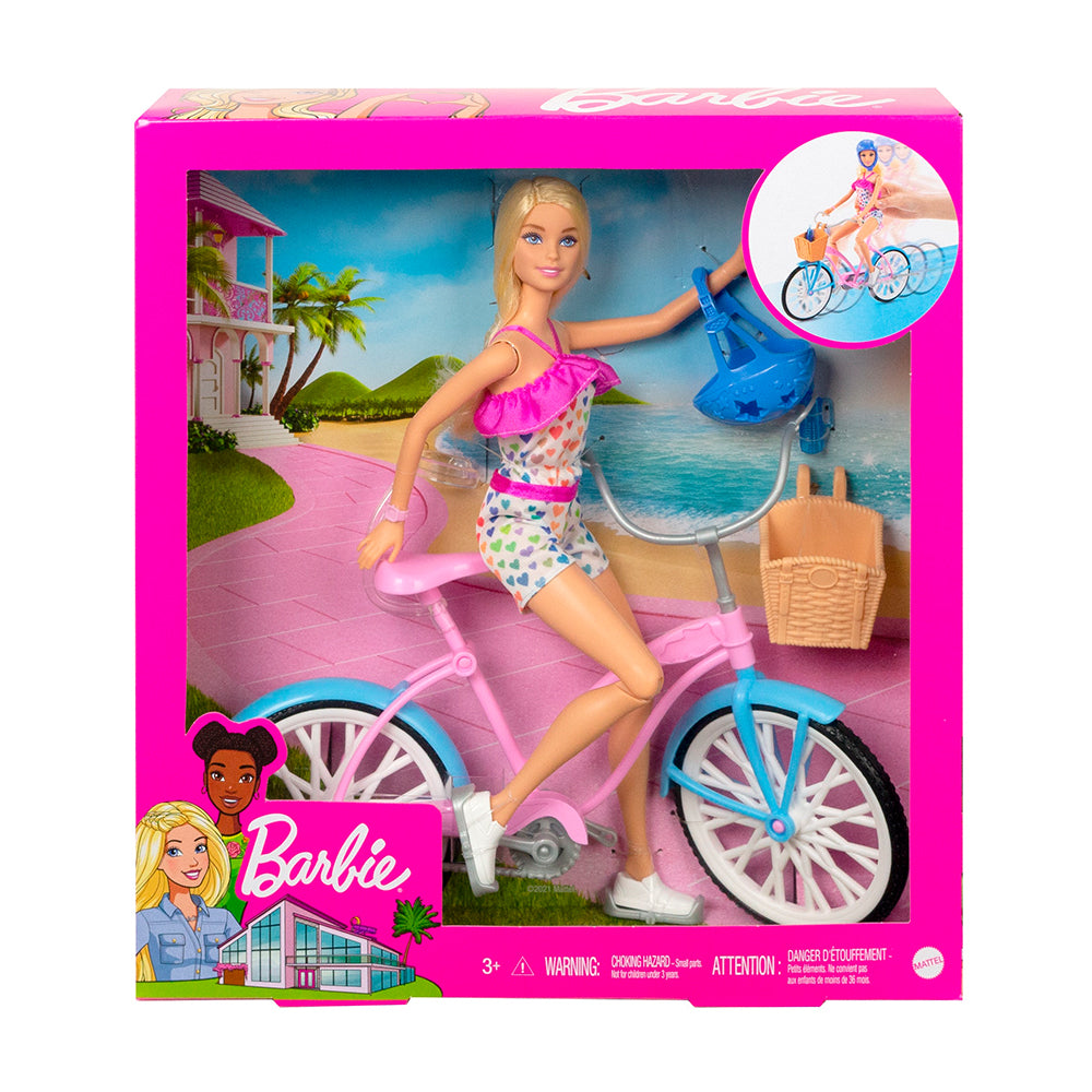 Barbie Estate Paseo en Bicicleta HBY28: Set de juego - Edad 3+