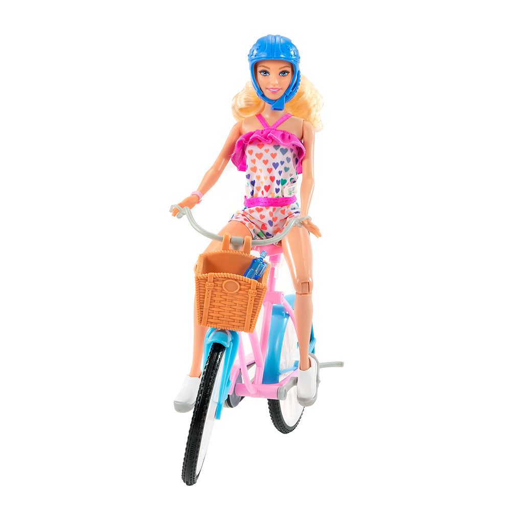 Barbie Estate Paseo en Bicicleta HBY28: Set de juego - Edad 3+