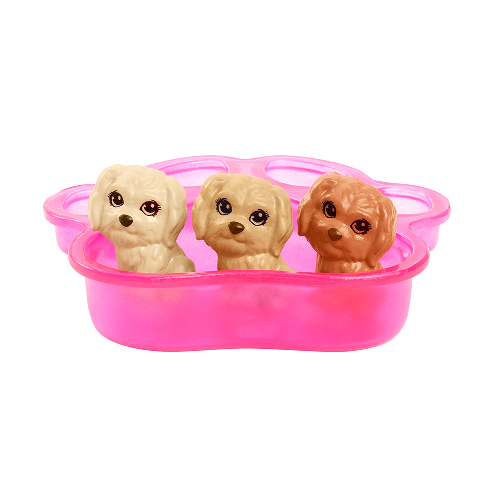 Barbie Cachorros Recién Nacidos HCK75: Set de juego - Edad 3+
