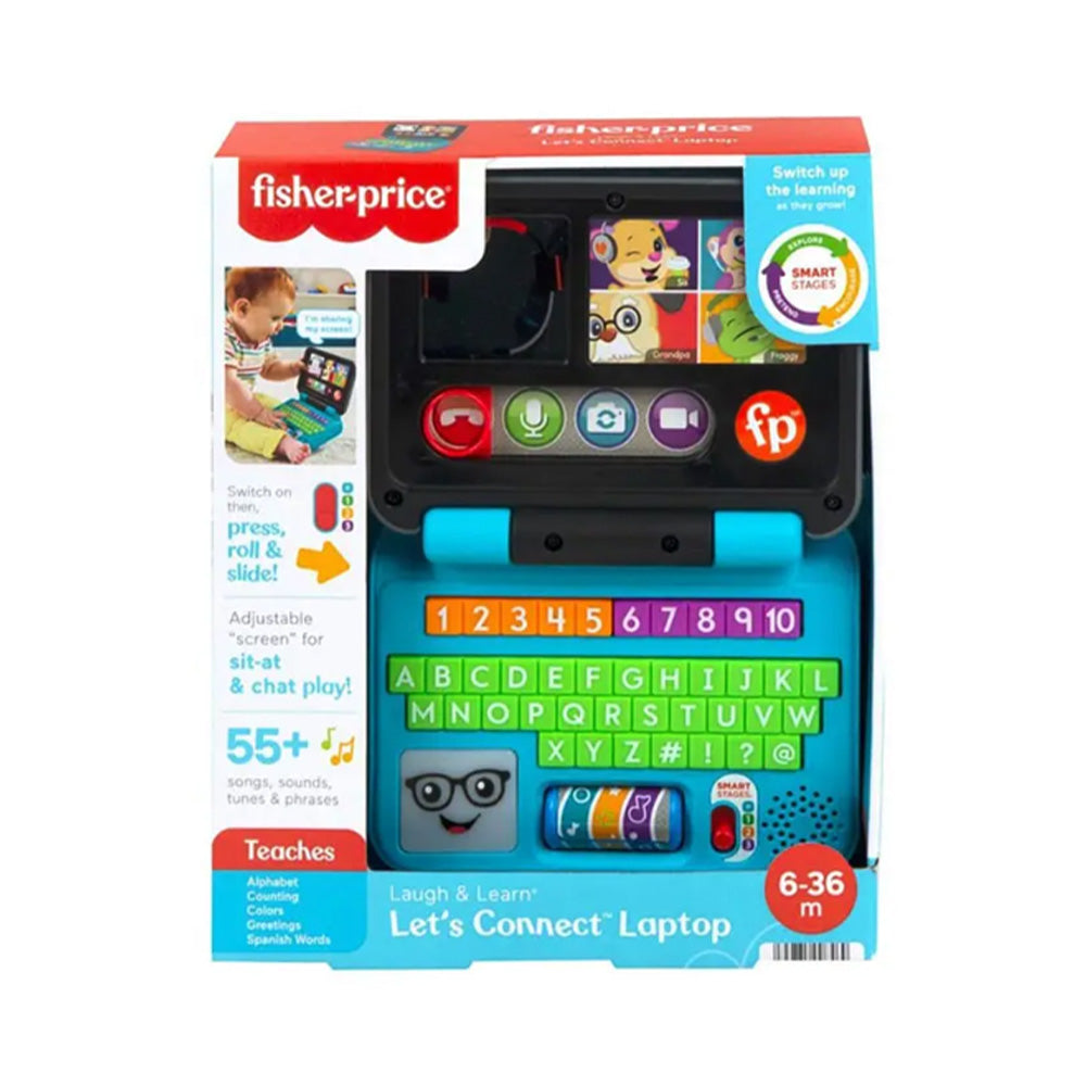 Fisher-Price Mi primer Laptop de Aprendizaje HGW97 - Edad 6 meses+