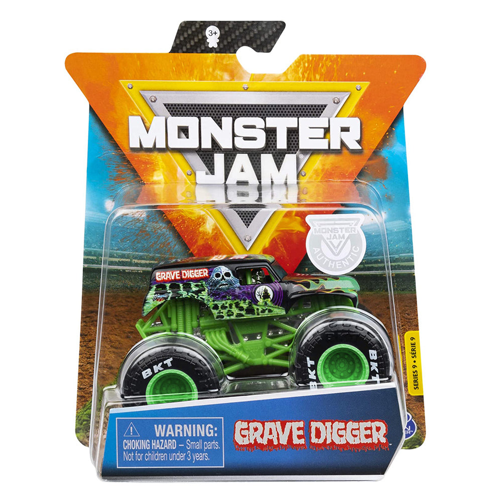 Monster Jam 1:64 - Grave Digger Verde 6044941 - Edad 3+