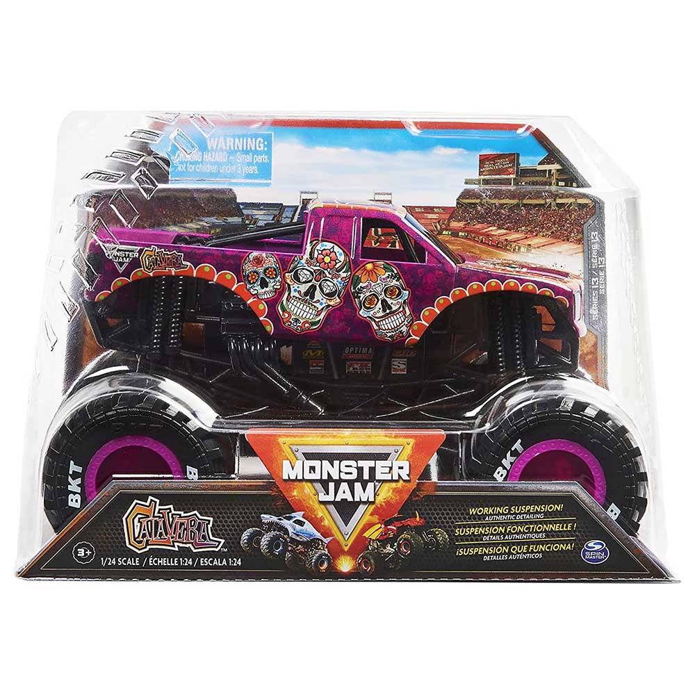 Monster Jam Vehículos Die Cast 1:24 - Calavera 6056371 - Edad 3+