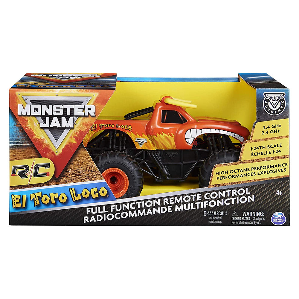 Monster Jam RC 1:24 El Toro Loco 6060517 - Edad 3+
