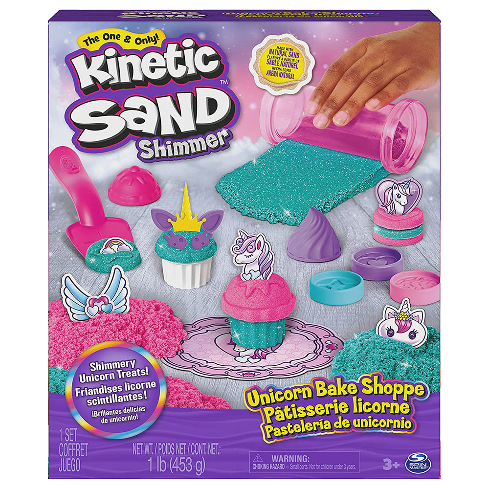 Kinetic Sand Pastelería Unicornios 6065201: Set de masa moldeable - Edad 3+