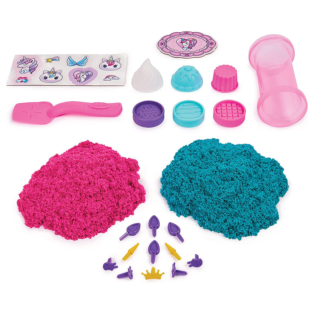Kinetic Sand Pastelería Unicornios 6065201: Set de masa moldeable - Edad 3+