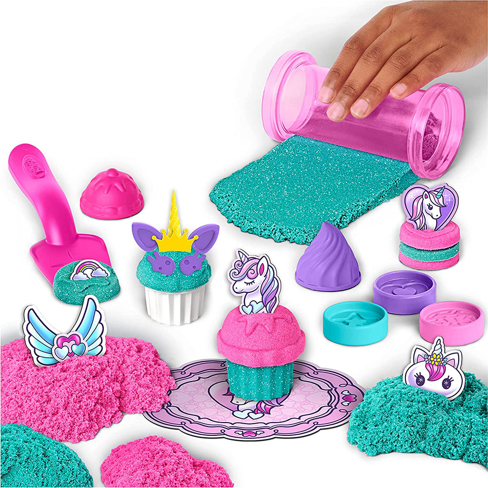Kinetic Sand Pastelería Unicornios 6065201: Set de masa moldeable - Edad 3+