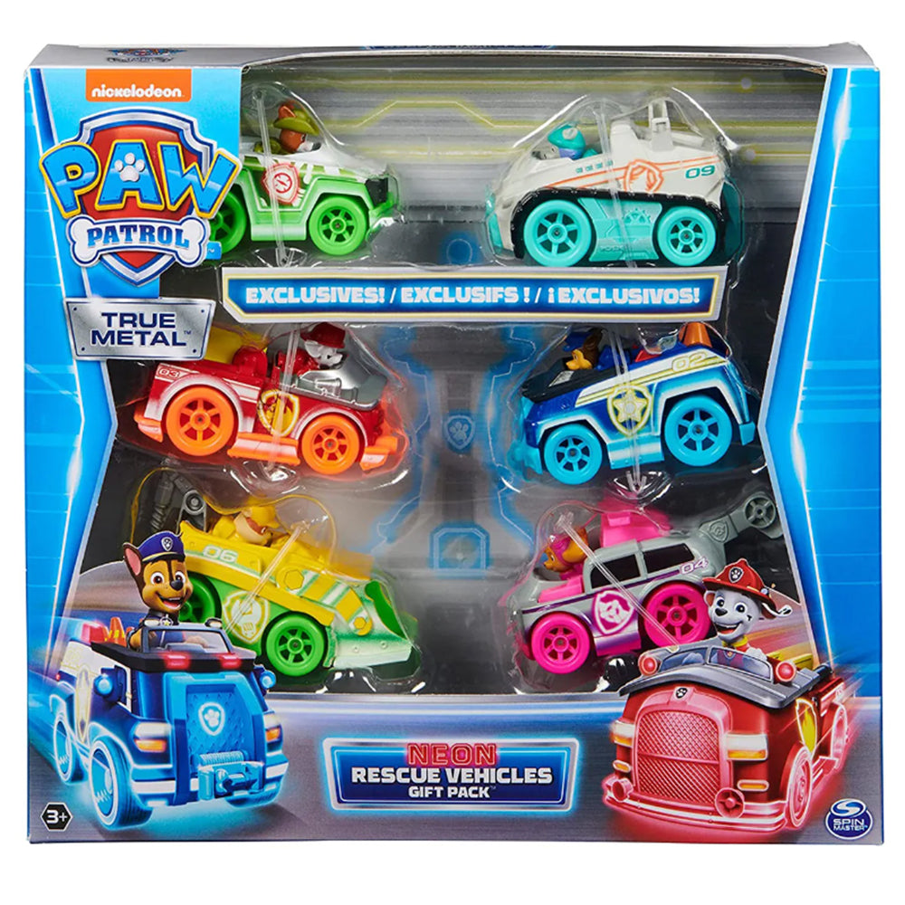 PAW PATROL SET DE VEHICULOS NEON 6064139 Juguetibici eCommerce