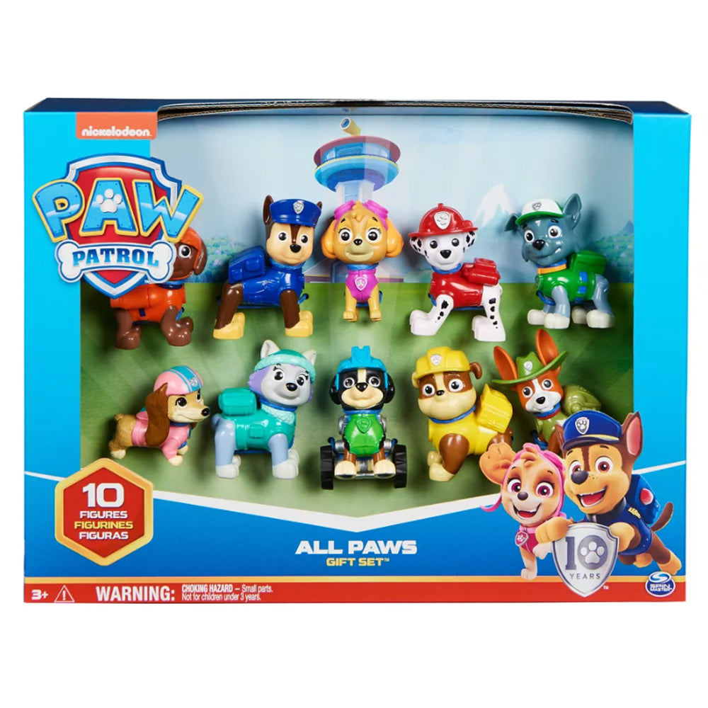 Paw Patrol Set de Figuras 10 Pack 6065255: Paquete de 10 figuras - Edad 3+