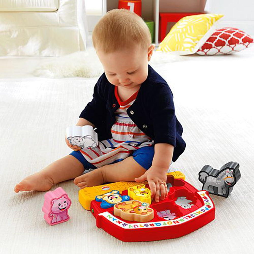 Fisher-Price Rompecabezas Sonidos de Animales de la Granja CGN03 - Edad 6 meses+